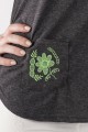 T-shirt grafitowy z haftem górnośląskim