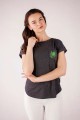 T-shirt grafitowy z haftem górnośląskim