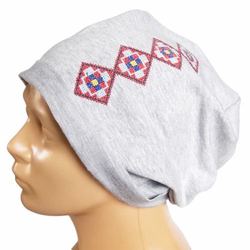 Czapka folk z haftem kieleckim