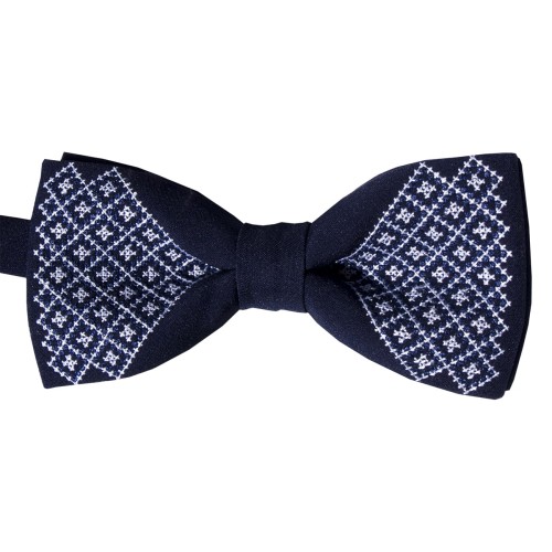 Mucha granatowa haft kielecki