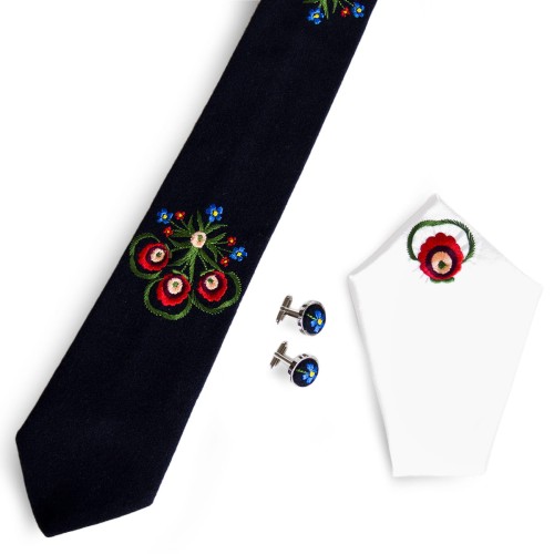 Zestaw z haftem góralskim