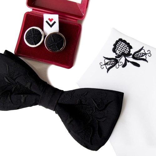 Zestaw z muchą folk: haft kaszubski