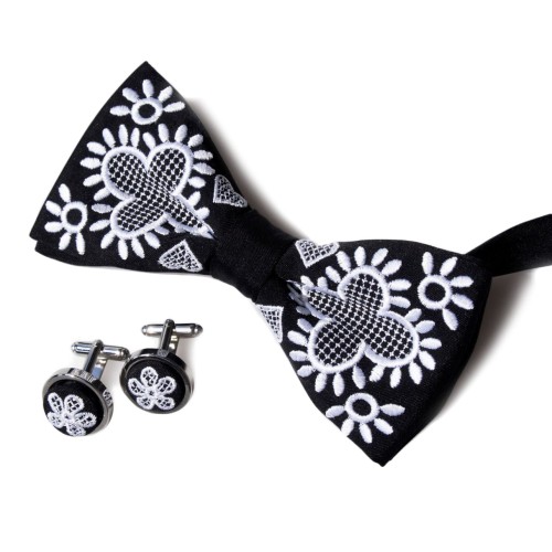 Zestaw z muchą folk, haft nowosądecki