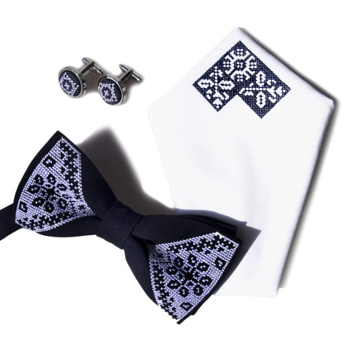 Zestaw z muchą folk, haft Beskid Śląski