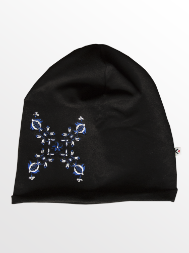 Czapka folkowa matula, haft kaszubski