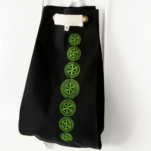 Worek na plecy folk, haft bieszczadzki