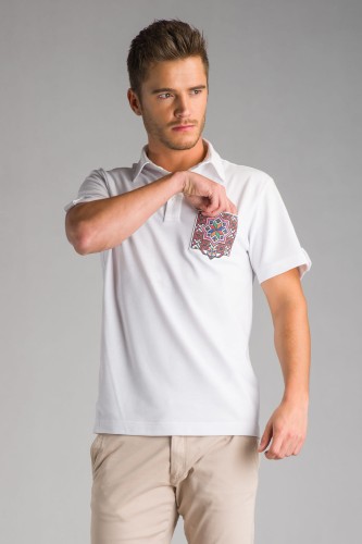 Koszulka polo Bruclek haft nowosądecki