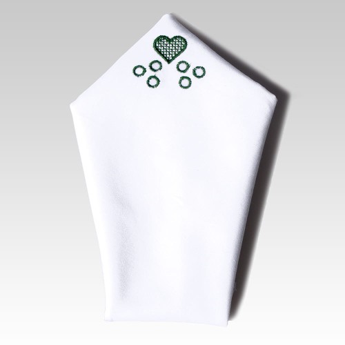 Poszetka folk z haftem nowosądeckim