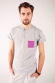 T-shirt szary z haftem rzeszowskim