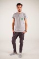 T-shirt szary z haftem górnośląskim
