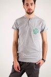 T-shirt szary haft krakowski (zachód)