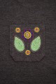 T-shirt grafitowy z haftem mazowieckim