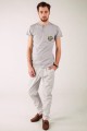 T-shirt szary z haftem hrubieszowskim