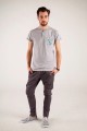 T-shirt szary z haftem kaszubskim