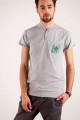 T-shirt szary z haftem górnośląskim