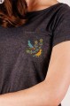 T-shirt grafitowy z haftem opoczyńskim