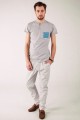 T-shirt szary z haftem rzeszowskim