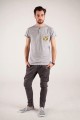 T-shirt szary z haftem mazowieckim