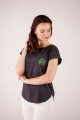 T-shirt grafitowy z haftem hrubieszowskim