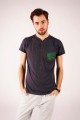 T-shirt grafitowy z haftem wilanowskim