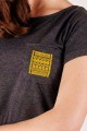 T-shirt grafitowy z haftem rzeszowskim