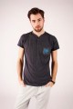 T-shirt grafitowy z haftem górnośląskim