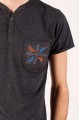 T-shirt grafitowy z haftem opoczyńskim