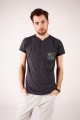 T-shirt grafitowy z haftem kaszubskim