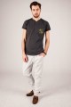 T-shirt grafitowy z haftem kaszubskim