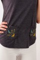T-shirt grafitowy z haftem opoczyńskim