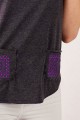 T-shirt grafitowy z haftem kieleckim