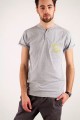 T-shirt szary z haftem kaszubskim