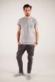 T-shirt szary z haftem krakowskim