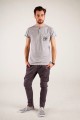 T-shirt szary z haftem górnośląskim