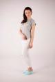 T-shirt szary z haftem krakowskim