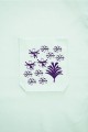 T-shirt miętowy z haftem warmińskim