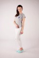T-shirt szary z haftem wilanowskim