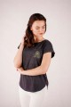T-shirt grafitowy z haftem wielkopolskim