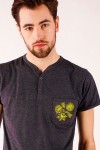 T-shirt grafitowy haft wilanowski