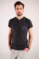 T-shirt grafitowy z haftem mazowieckim