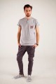T-shirt szary z haftem górnośląskim