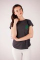 T-shirt grafitowy z haftem wilanowskim