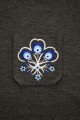 T-shirt grafitowy z haftem góralskim