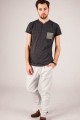 T-shirt grafitowy z haftem rzeszowskim
