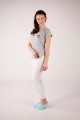 T-shirt szary z haftem góralskim