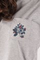 T-shirt szary z haftem hrubieszowskim