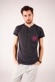 T-shirt grafitowy z haftem górnośląskim