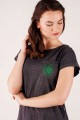 T-shirt grafitowy z haftem górnośląskim