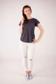 T-shirt grafitowy z haftem kieleckim