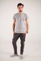 T-shirt szary z haftem krakowskim
